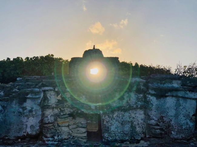 Se alinea el sol con el vestigio maya el "Caracol"