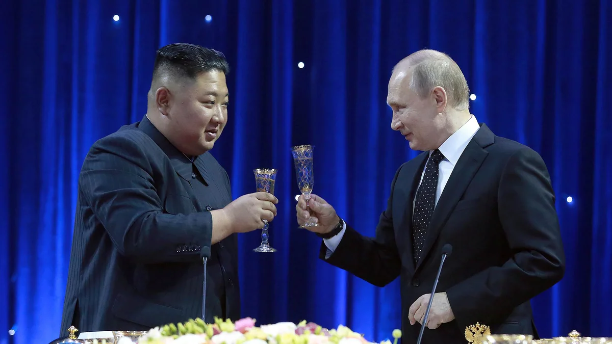 El encuentro entre Kim Jong Un y Vladimir Putin