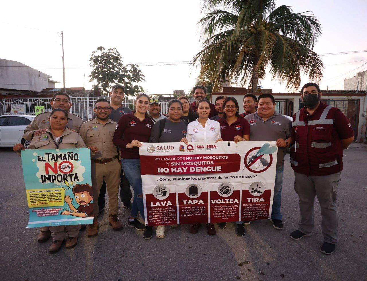 Combaten en Cancún transmisión de enfermedades con descacharrización