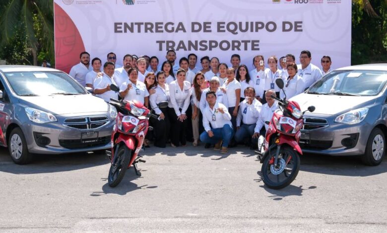 Entrega Mara Lezama vehículos al Servicio Estatal del Empleo
