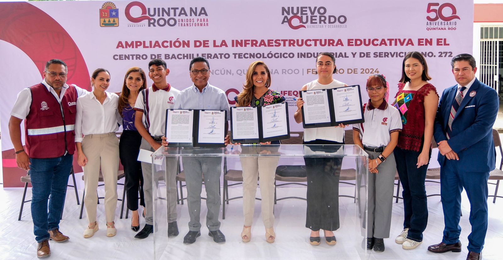 Más de 57 mdp para escuelas bien hechas en Quintana Roo