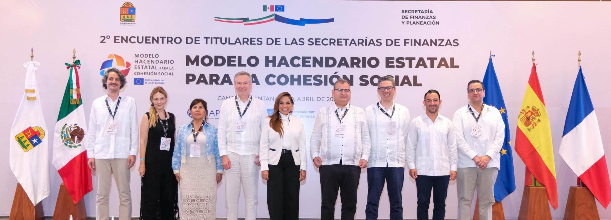 Se realiza el 2º Encuentro de Titulares del Modelo Hacendario Estatal para la Cohesión Social en Cancún