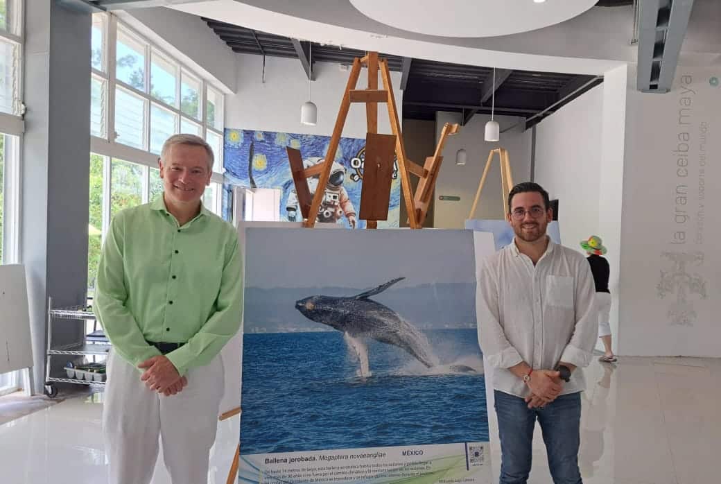 Inaugura Embajador de la Unión Europea exposición fotográfica sobre biodiversidad y cambio climático en Cozumel